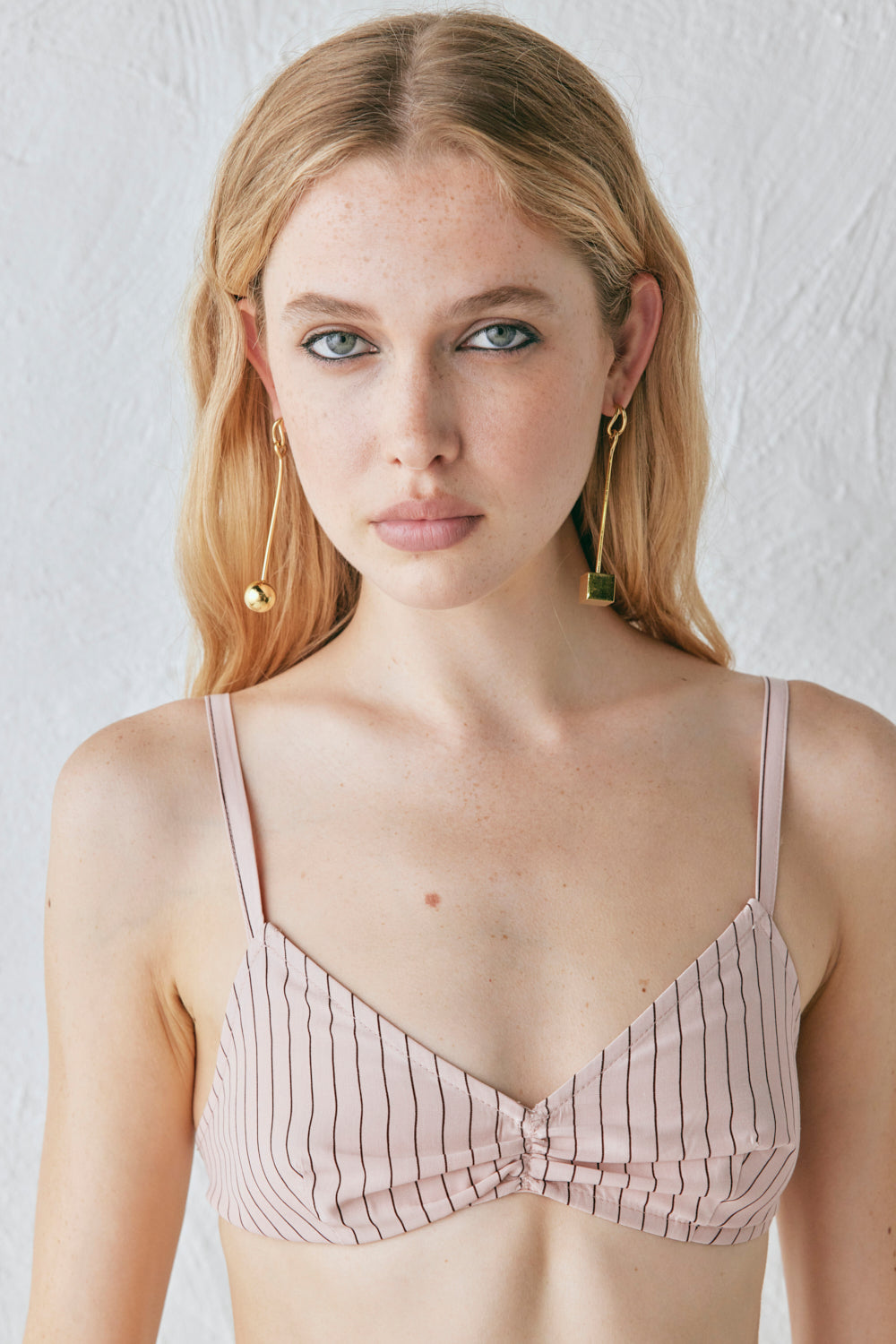 Harper Bralette Pink Stripe