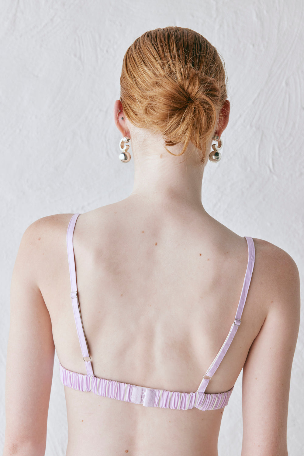 Harper Bralette Lilac Stripe