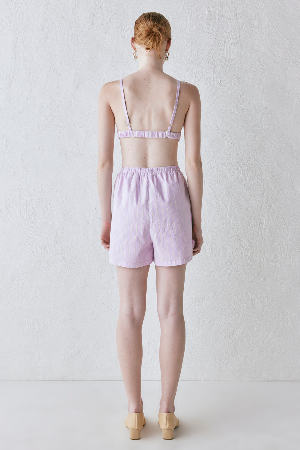 Harper Bralette Lilac Stripe