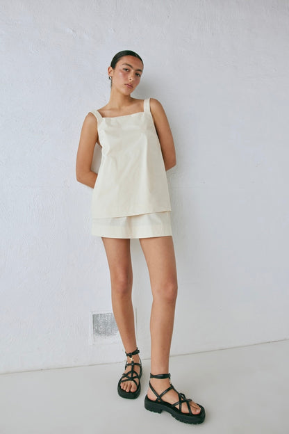 Elka Mini Skirt Cream