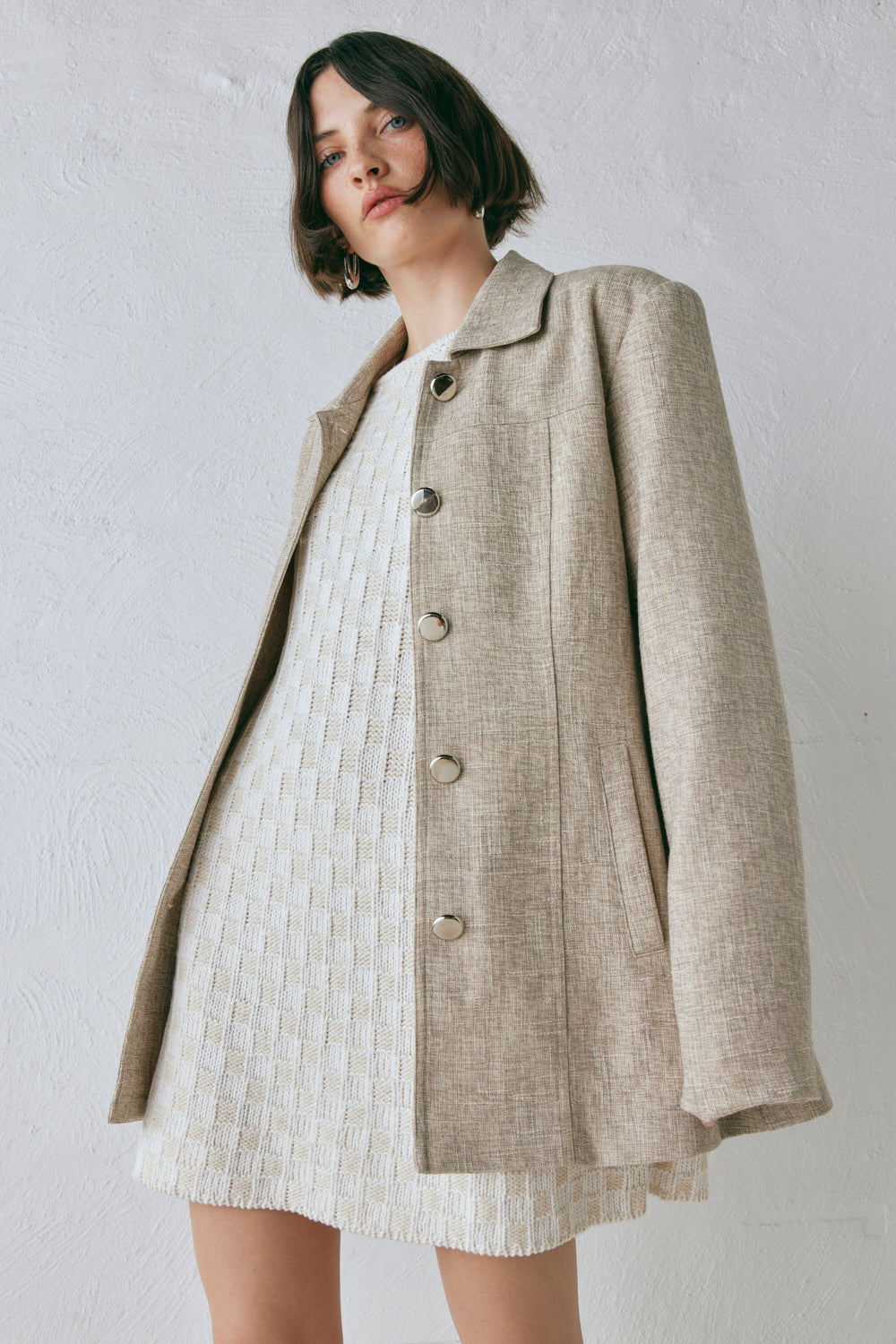 Pia Knit Tunic Cream