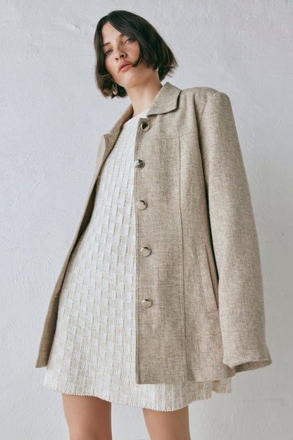 Pia Knit Tunic Cream