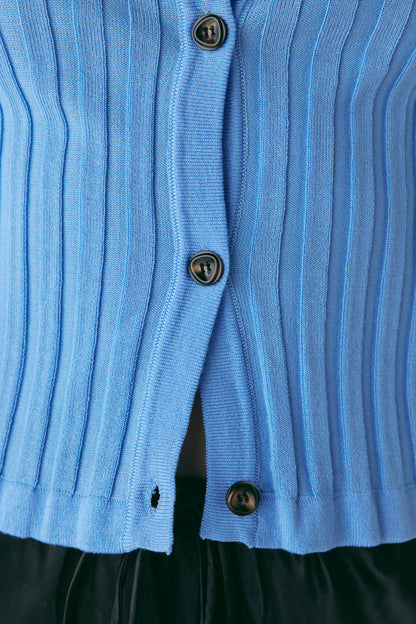 Hattie Knit Top Blue