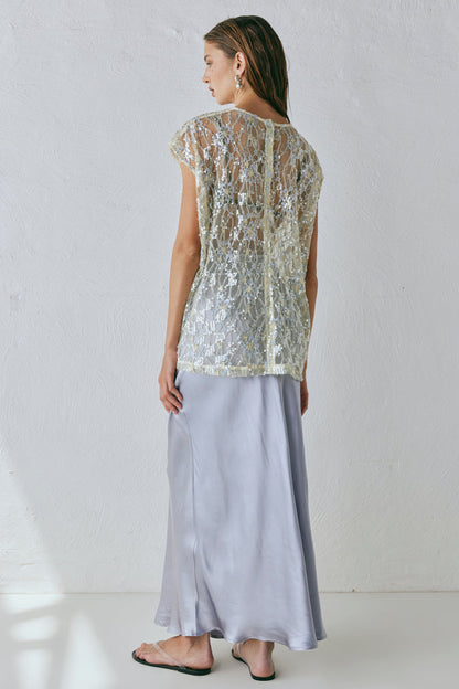 Devyn Sequin Top Lace