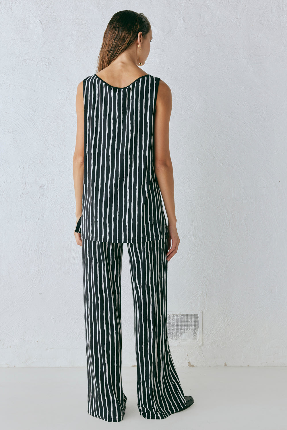 Aster Top Black Stripe