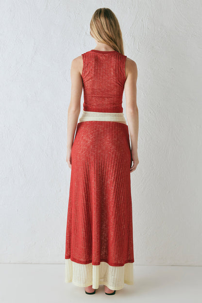 Jil Top Burnt Red