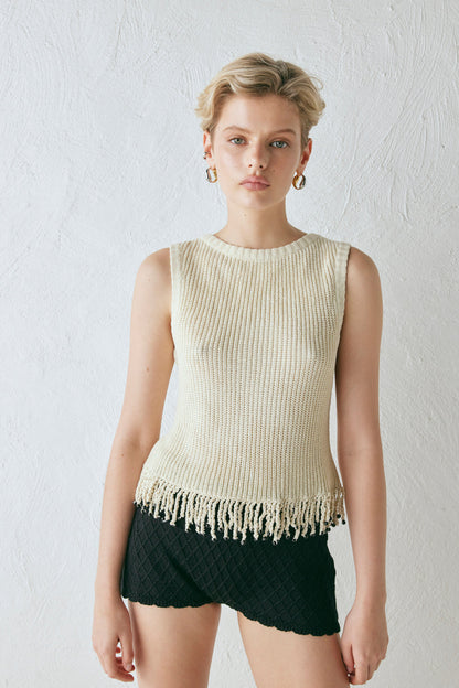 Coco Knit Top Natural