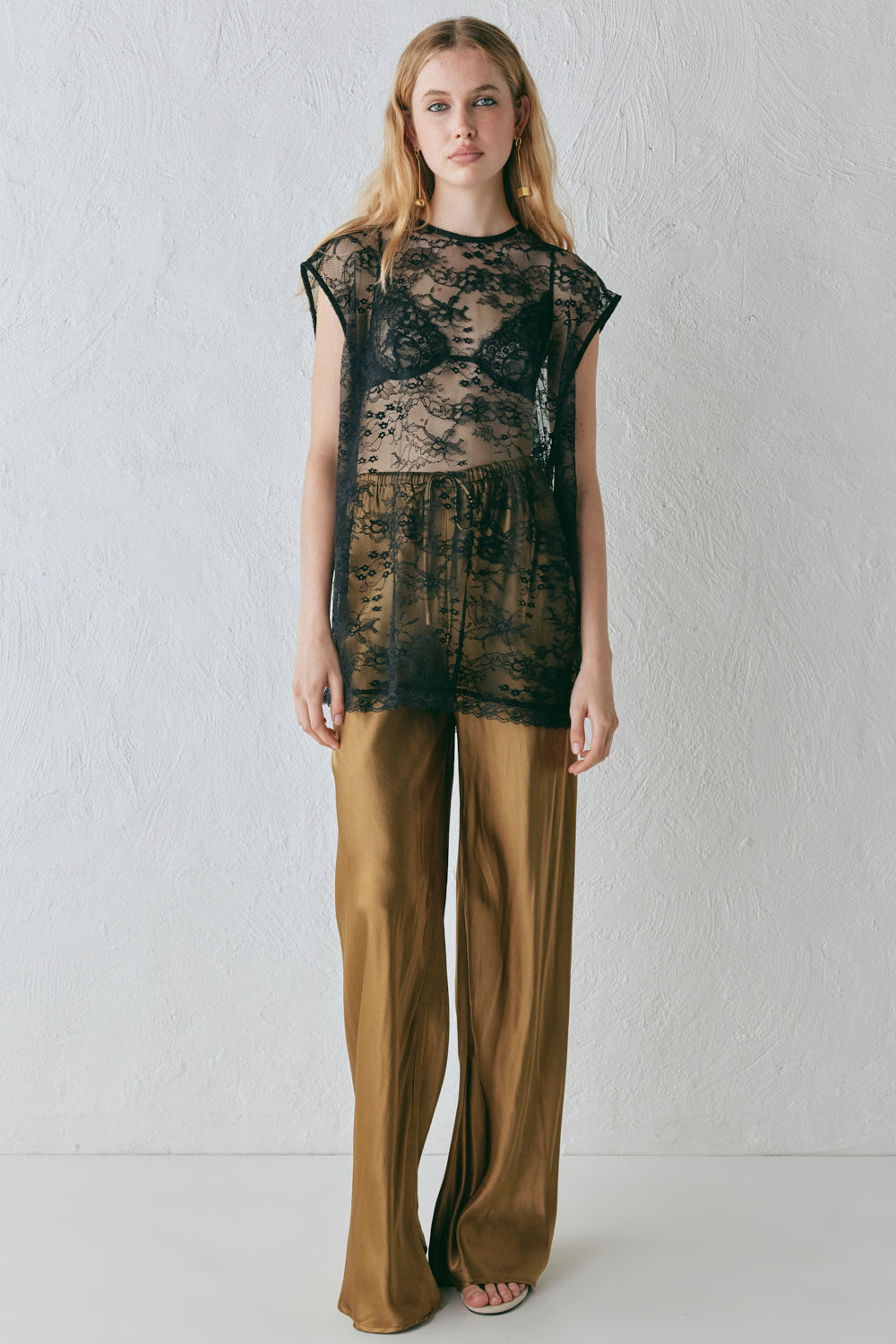 Devyn Lace Top Black