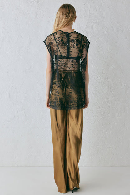 Devyn Lace Top Black