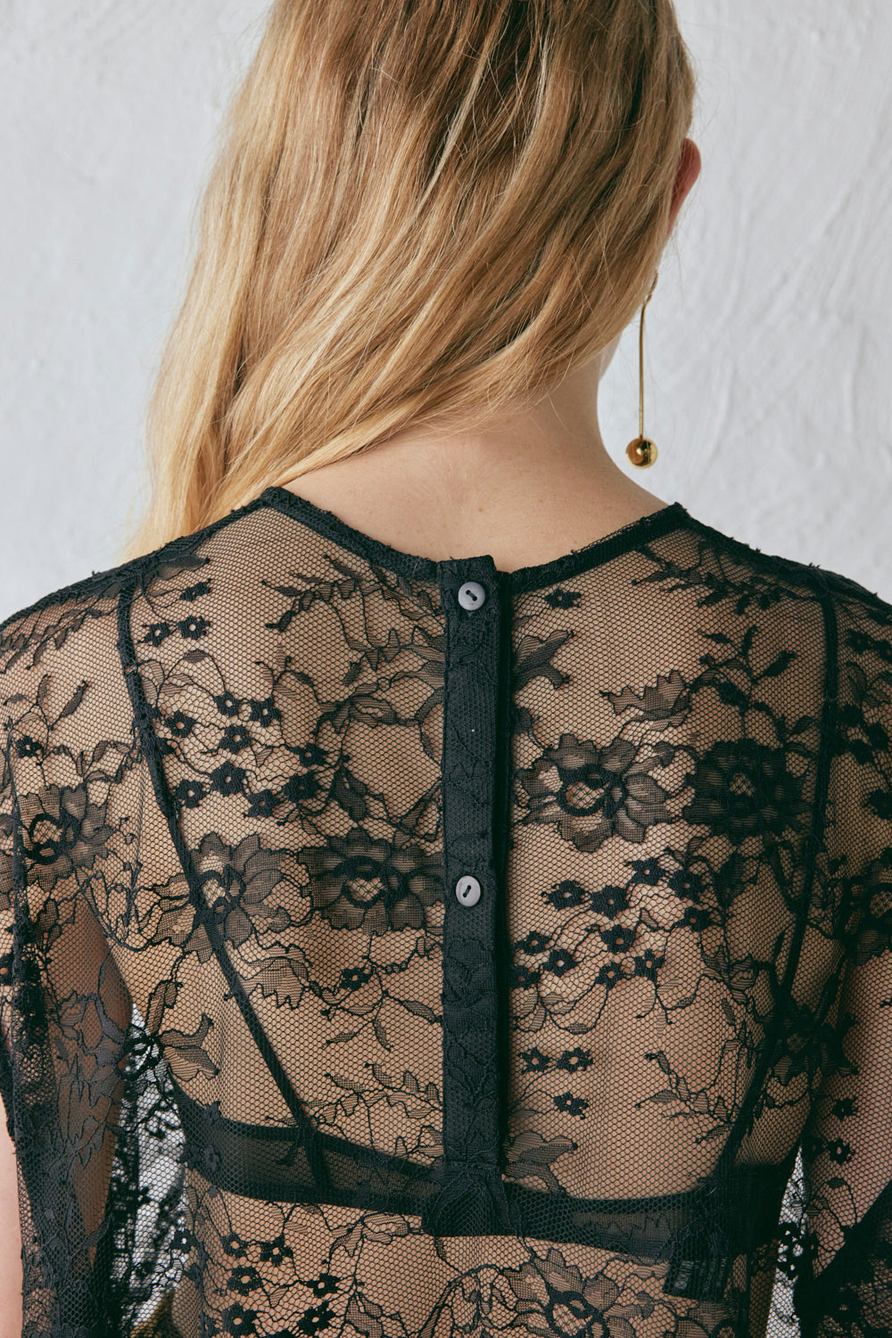 Devyn Lace Top Black