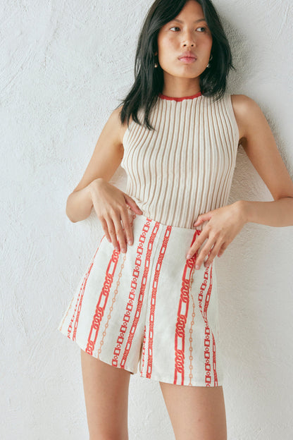 Devin Knit Top Cream