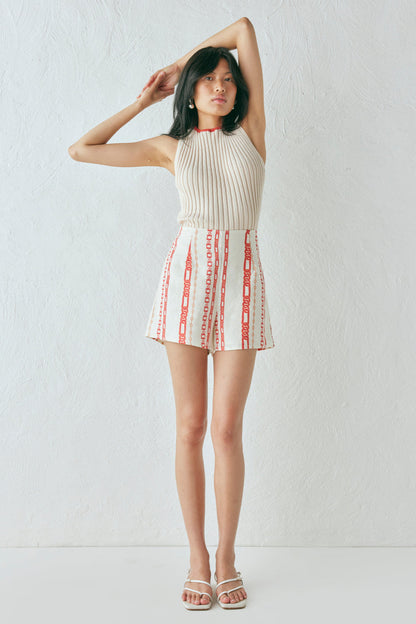 Devin Knit Top Cream