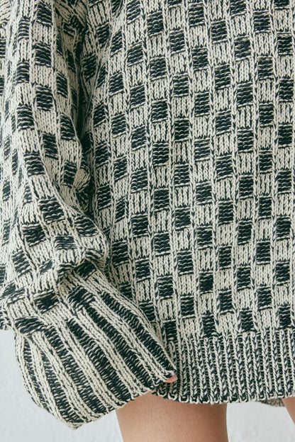 Sam Knit Jumper Check