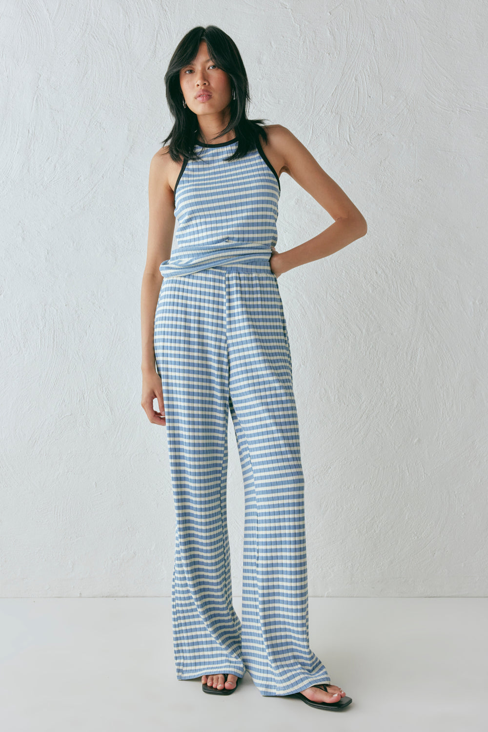 Liu Top Blue Stripe