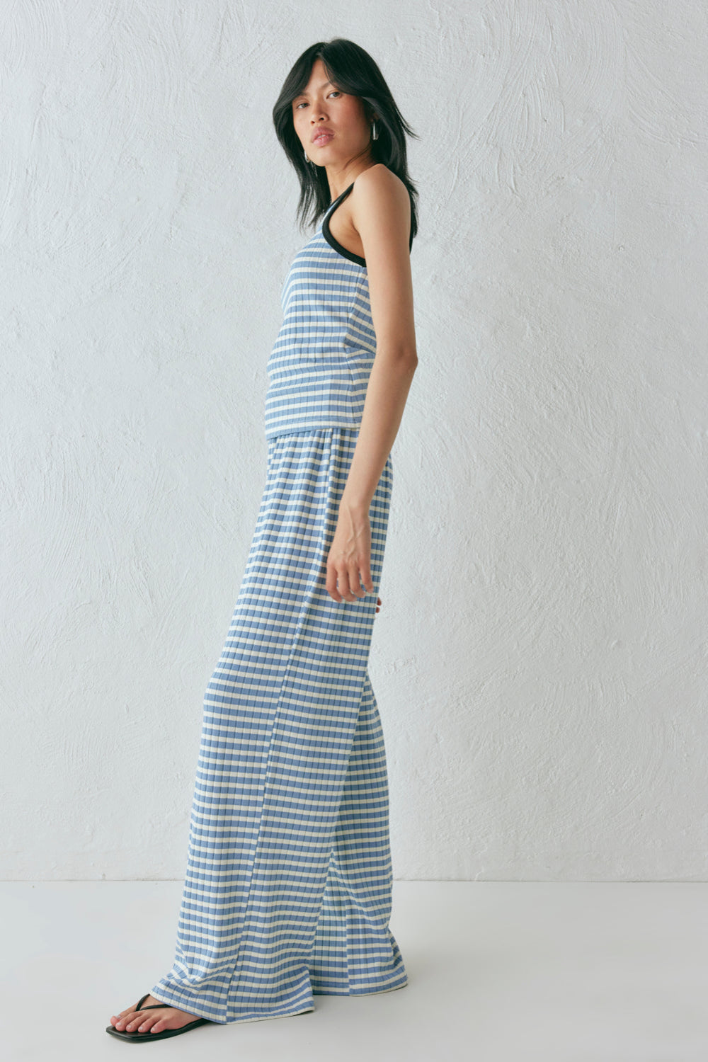 Liu Top Blue Stripe