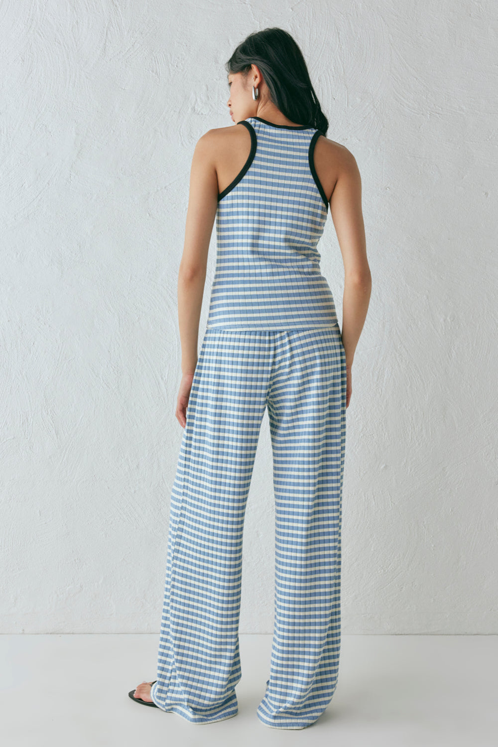 Liu Top Blue Stripe