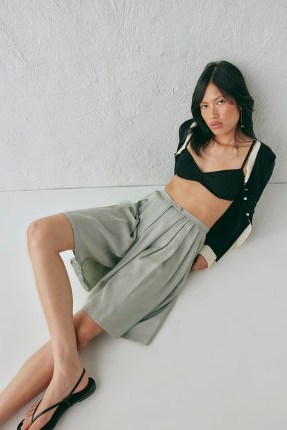 Luca Bermuda Shorts Sage