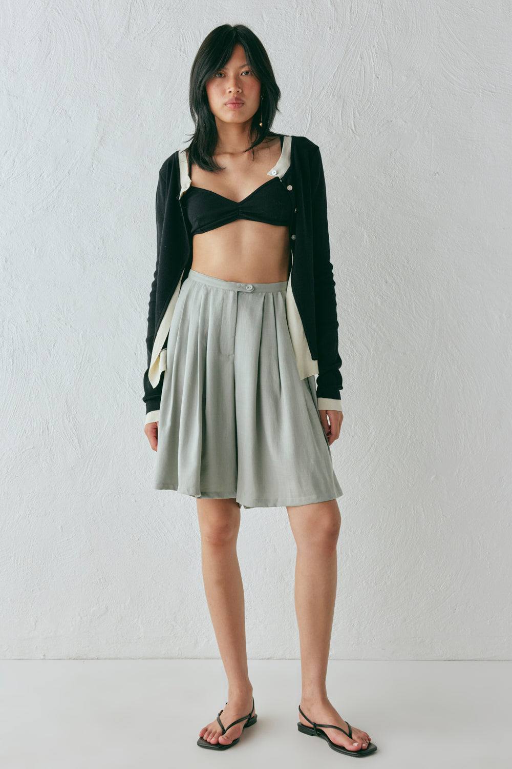 Luca Bermuda Shorts Sage
