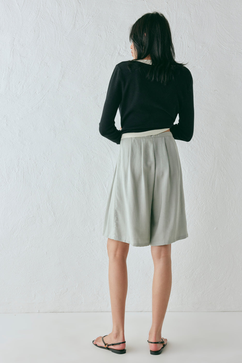Luca Bermuda Shorts Sage