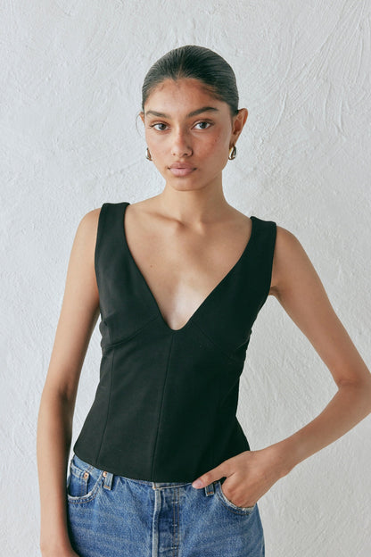 Elena Top Black