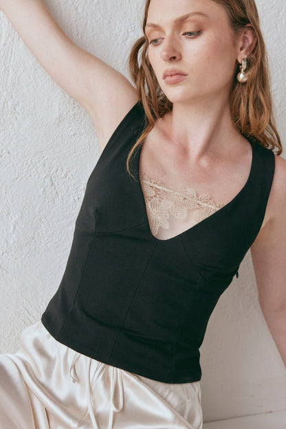 Elena Top Black