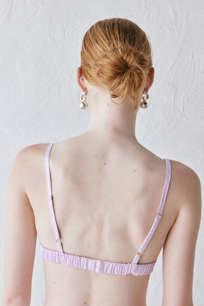 Harper Bralette Lilac Stripe