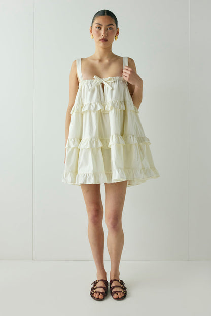 Lila Mini Dress Cream